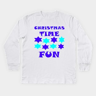 Christmas Time Fun Kids Long Sleeve T-Shirt